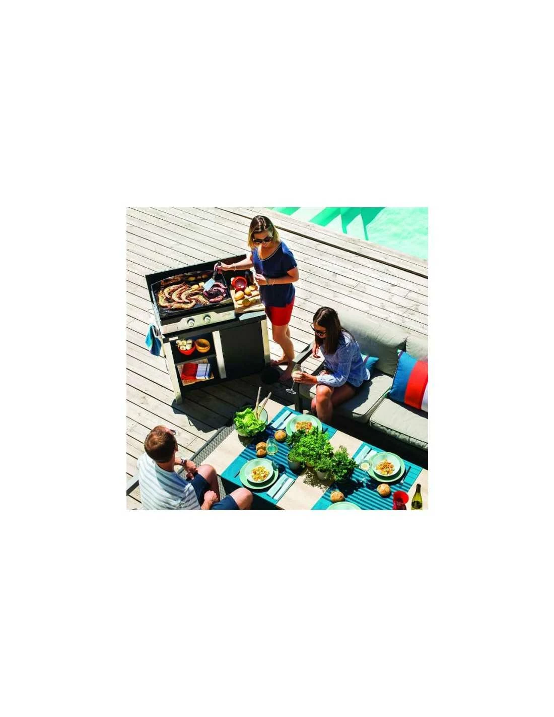 COMBO PLANCHA ALLURE ELECTRIQUE 260 DUO+CHARIOT DUO – Image 2