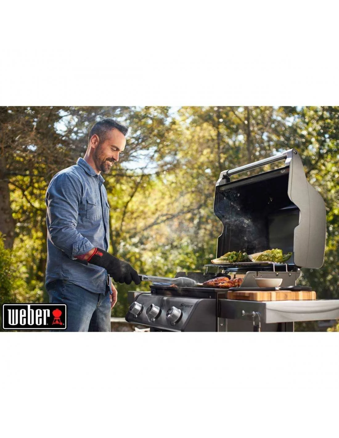 BARBECUE GAZ WEBER SPIRIT E-315 MIX PLANCHA – Image 7