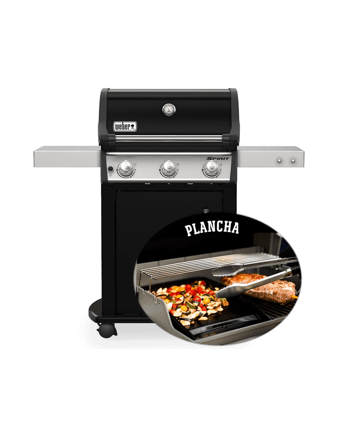 BARBECUE GAZ WEBER SPIRIT E-315 MIX PLANCHA