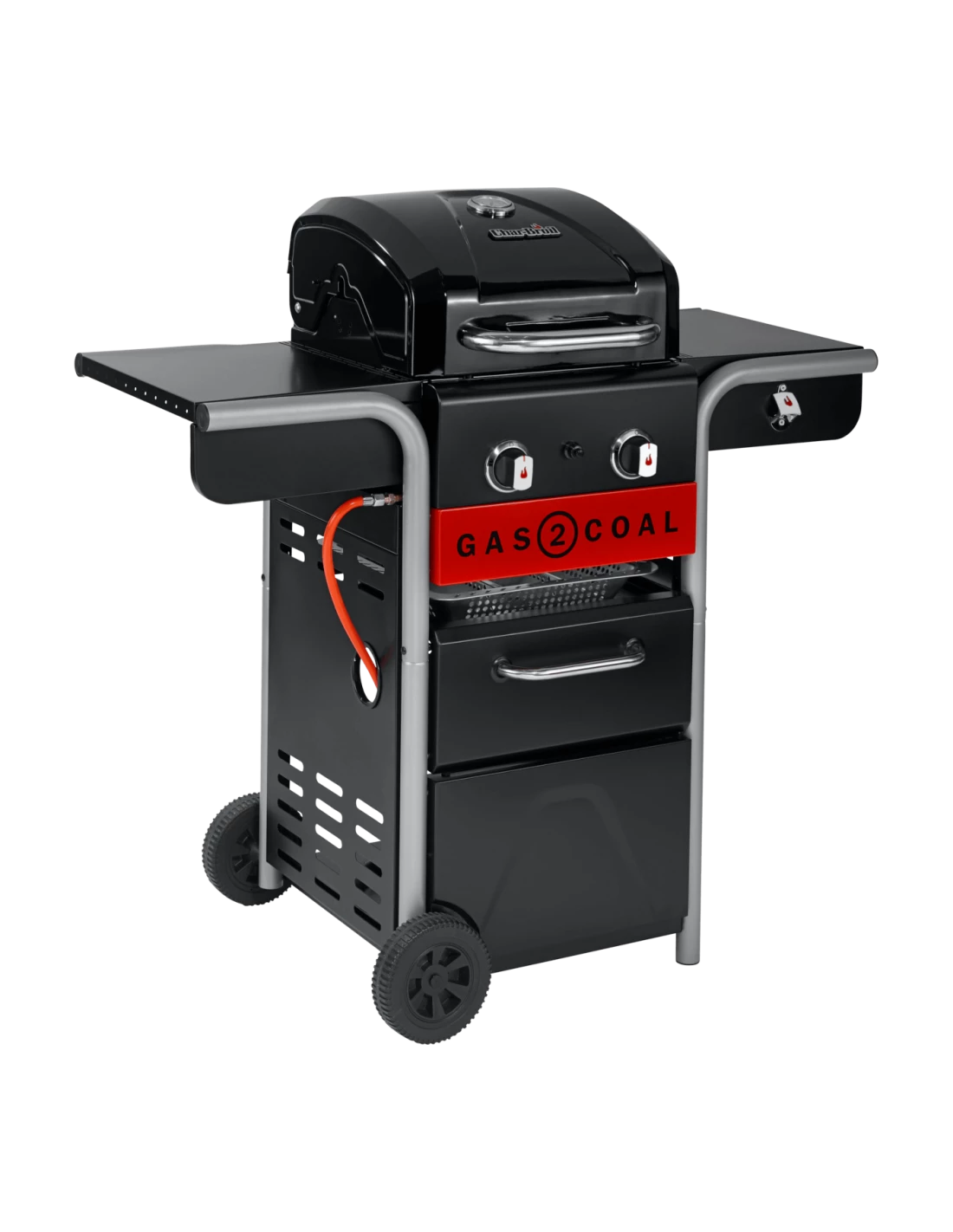 BARBECUE HYBRIDE GAS2COAL -2 BRÛLEURS - CHARBROIL – Image 2