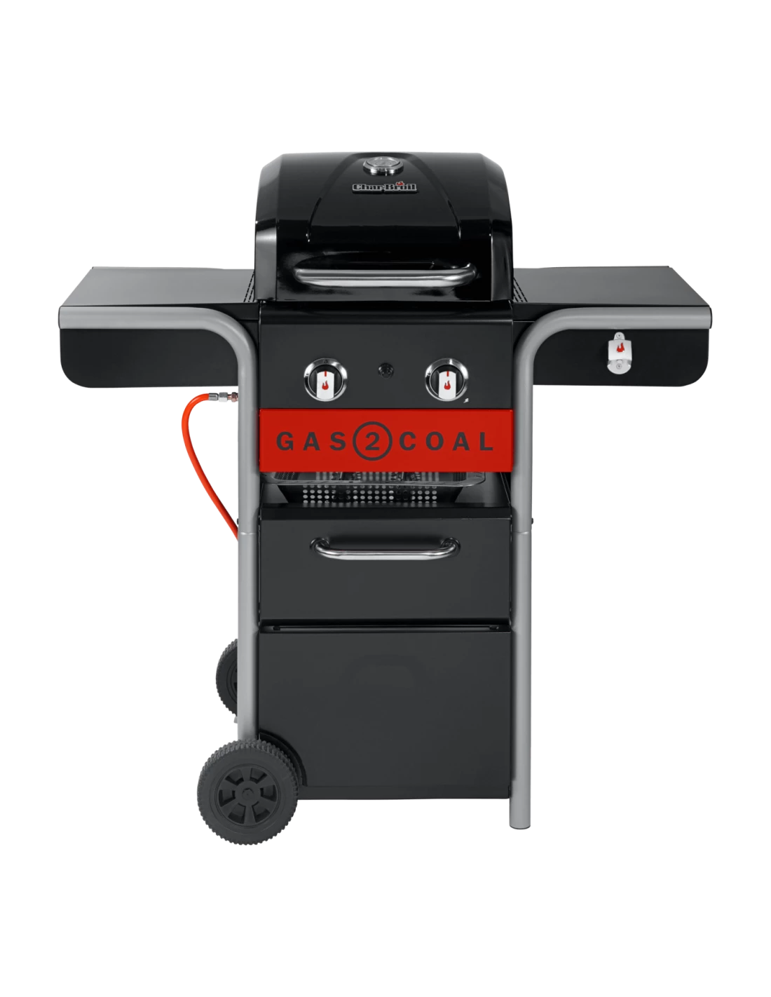 BARBECUE HYBRIDE GAS2COAL -2 BRÛLEURS - CHARBROIL