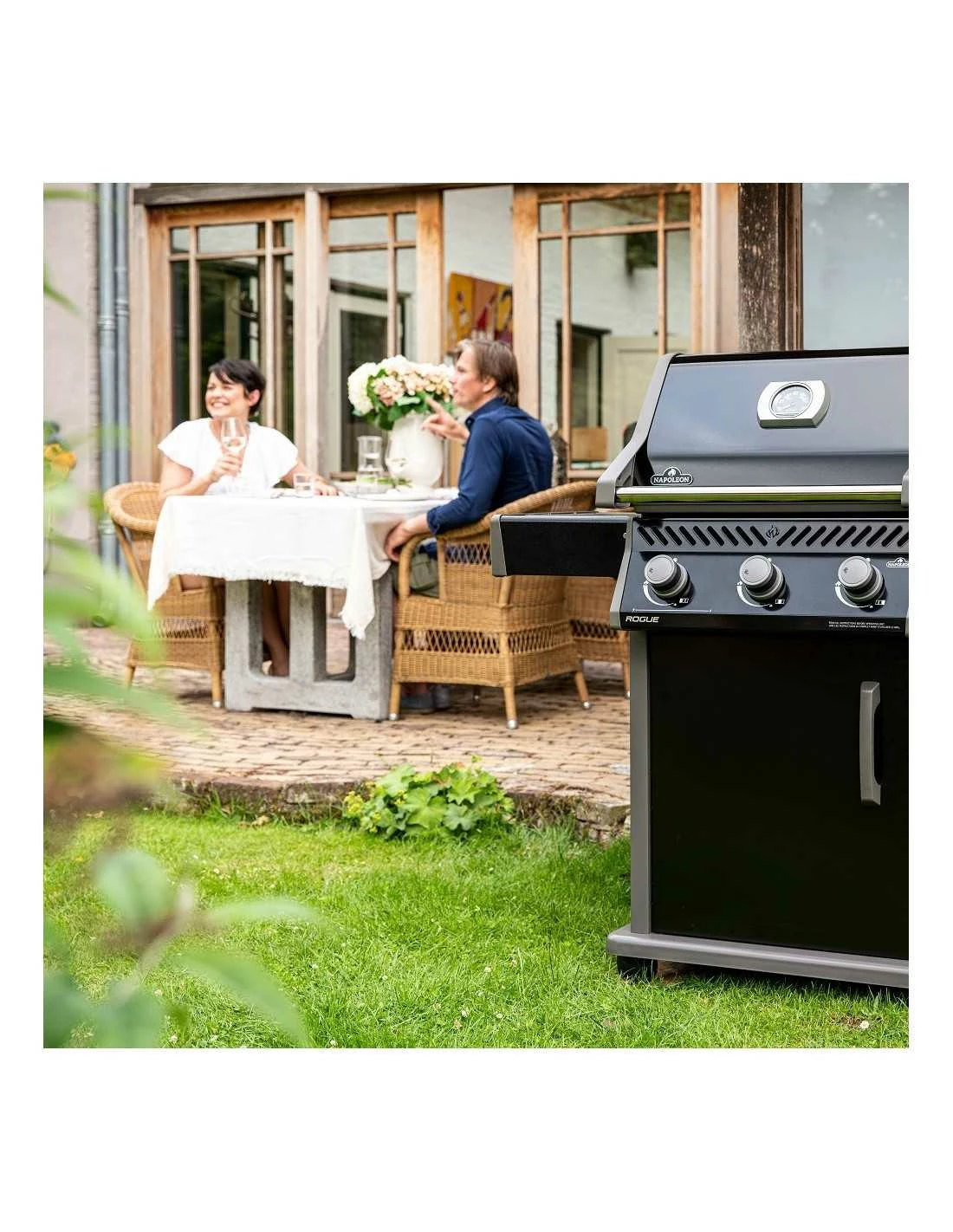BARBECUE GAZ ROGUE 3 BRULEURS R425PK- NAPOLEON â Image 3