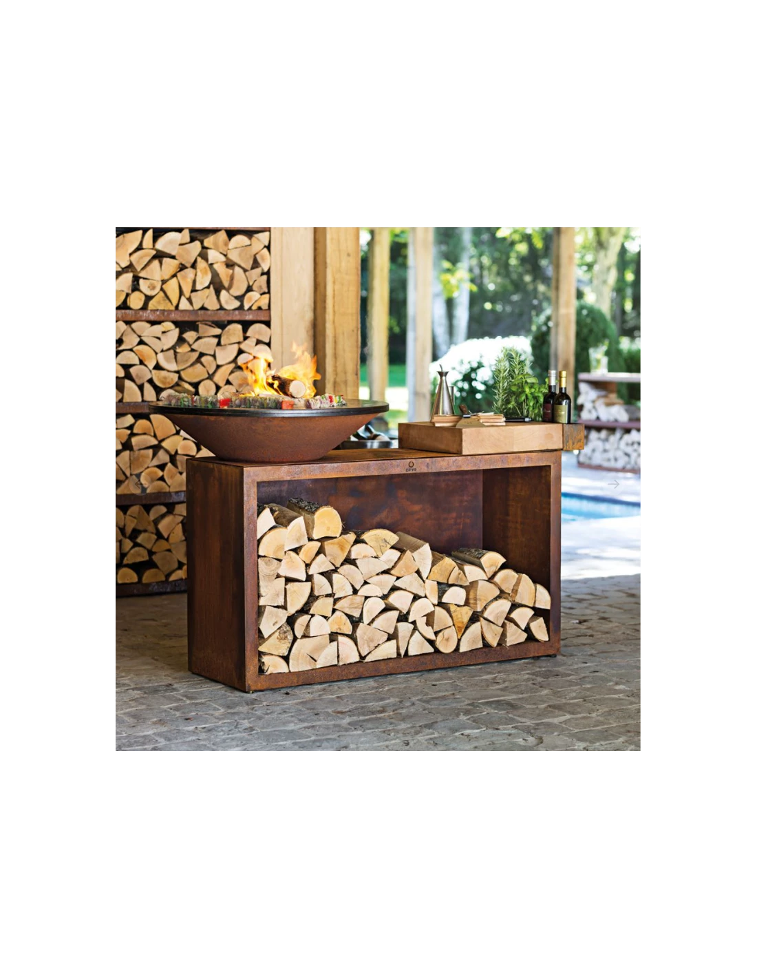 BRASERO OFYR ISLAND 100 CORTEN TECK – Image 2