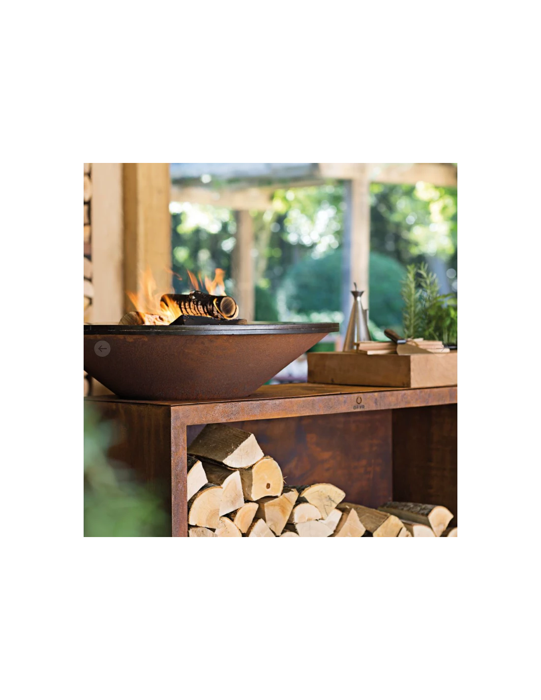 BRASERO OFYR ISLAND 100 CORTEN TECK – Image 4