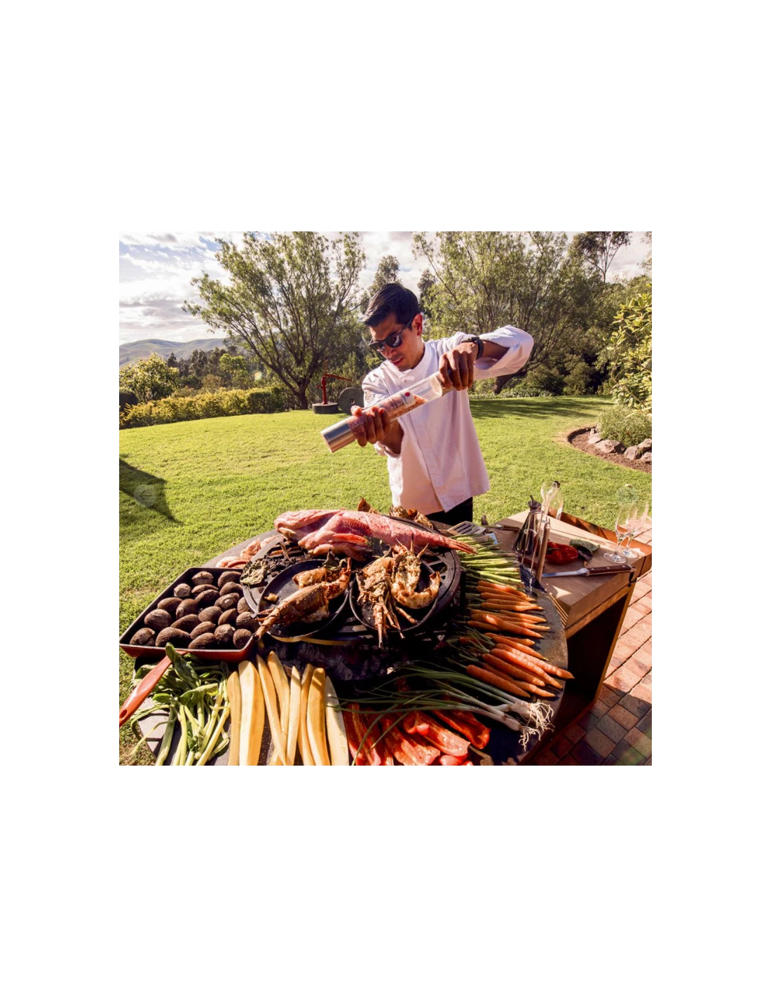 BRASERO OFYR ISLAND 100 CORTEN TECK – Image 5