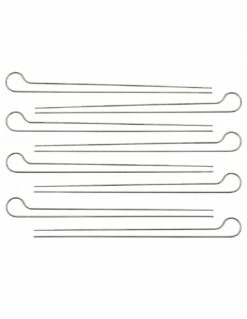 ENSEMBLE DE BROCHETTES DOUBLES WEBER 8 PIECES
