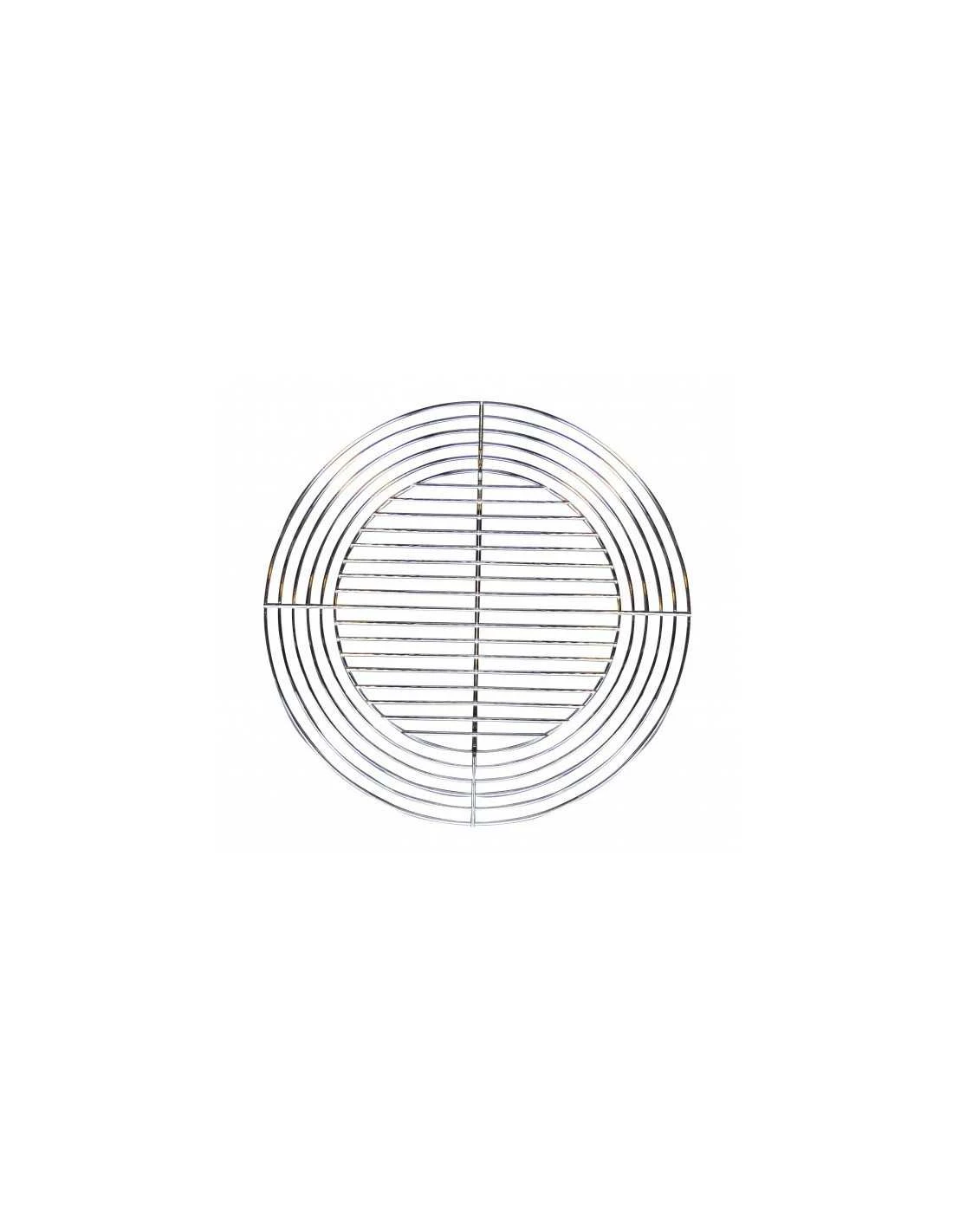 GRILLE CHROMEE RONDE RECOUPABLE