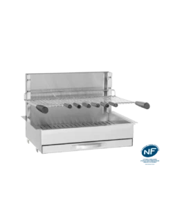 GRILLOIR ENCASTRABLE INOX 66CM FORGE ADOUR