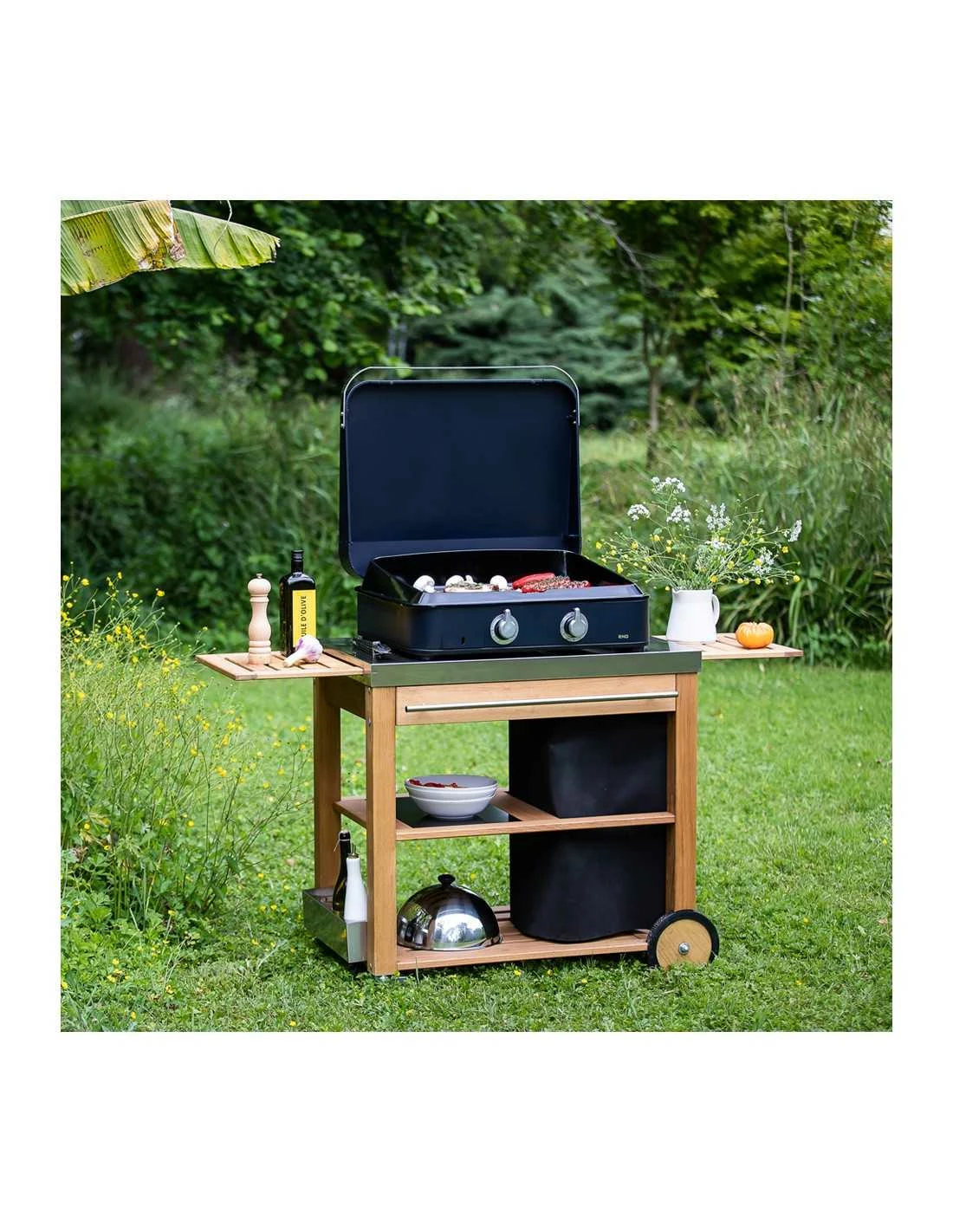 PLANCHA GAZ ENOSIGN 65 BLEU NAVY -ENO – Image 9